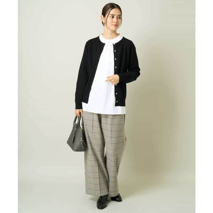 【洗える】クルーネックニットカーディガン/アンサンブル対応 | a.v.v【WOMEN】 | 詳細画像44 