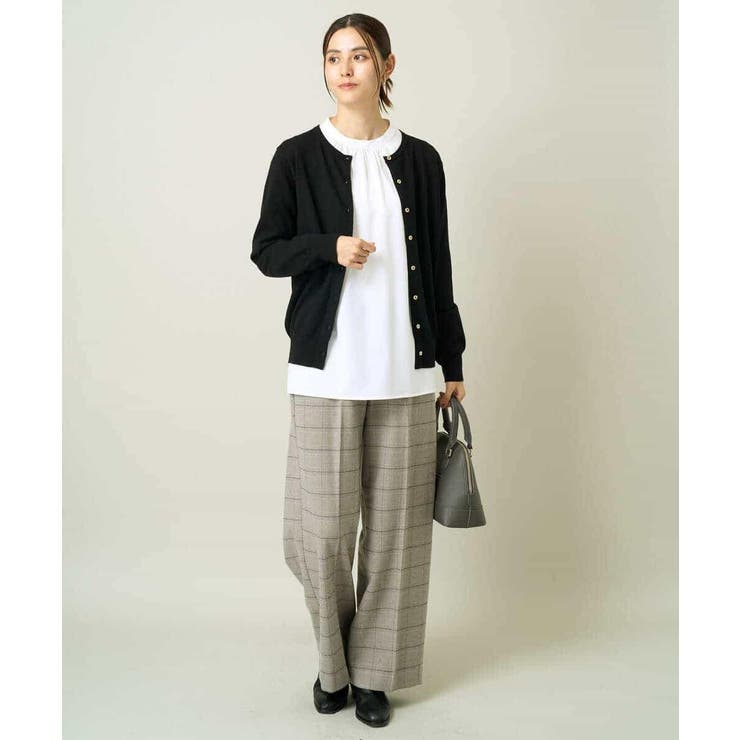 【洗える】クルーネックニットカーディガン/アンサンブル対応 | a.v.v【WOMEN】 | 詳細画像45 