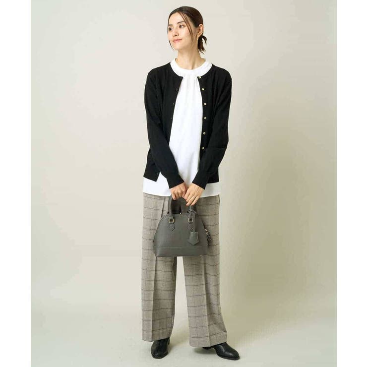 【洗える】クルーネックニットカーディガン/アンサンブル対応 | a.v.v【WOMEN】 | 詳細画像46 