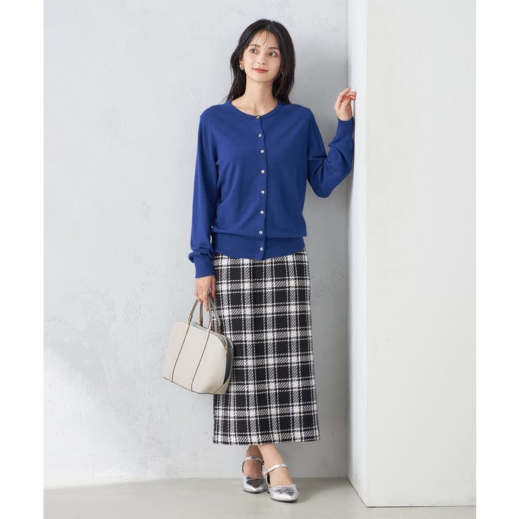 【洗える】クルーネックニットカーディガン/アンサンブル対応 | a.v.v【WOMEN】 | 詳細画像49 