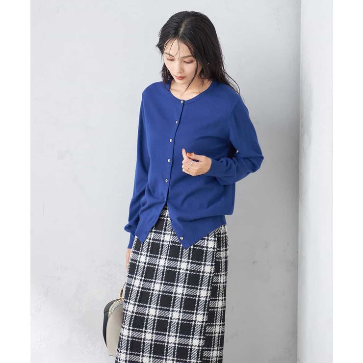 【洗える】クルーネックニットカーディガン/アンサンブル対応 | a.v.v【WOMEN】 | 詳細画像16 