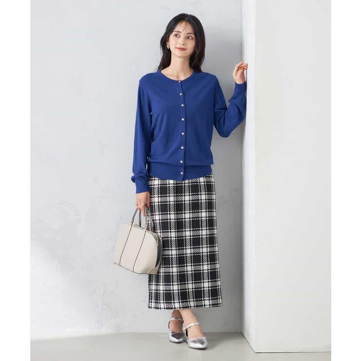 【洗える】クルーネックニットカーディガン/アンサンブル対応 | a.v.v【WOMEN】 | 詳細画像17 