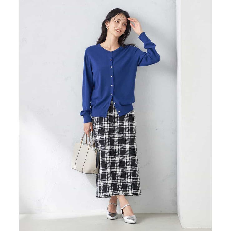 【洗える】クルーネックニットカーディガン/アンサンブル対応 | a.v.v【WOMEN】 | 詳細画像18 