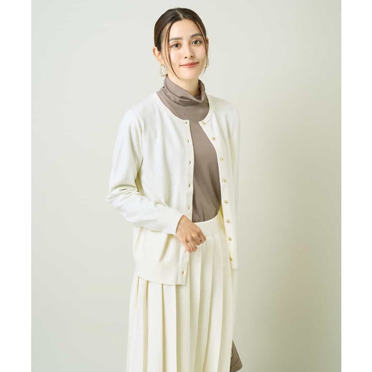 【洗える】クルーネックニットカーディガン/アンサンブル対応 | a.v.v【WOMEN】 | 詳細画像19 