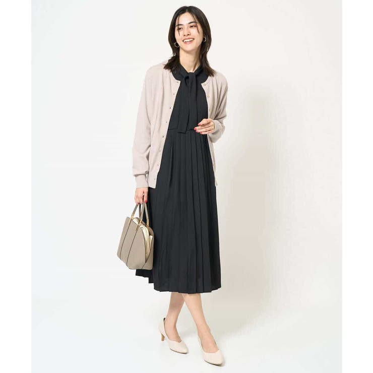 【洗える】クルーネックニットカーディガン/アンサンブル対応 | a.v.v【WOMEN】 | 詳細画像27 