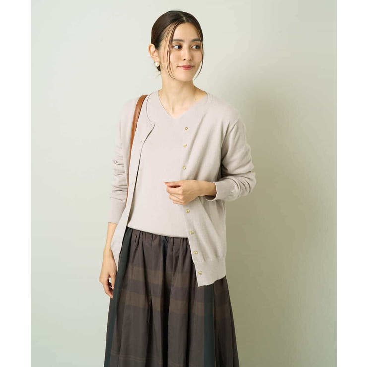 【洗える】クルーネックニットカーディガン/アンサンブル対応 | a.v.v【WOMEN】 | 詳細画像29 