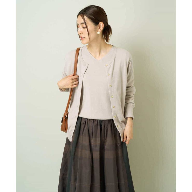 【洗える】クルーネックニットカーディガン/アンサンブル対応 | a.v.v【WOMEN】 | 詳細画像30 