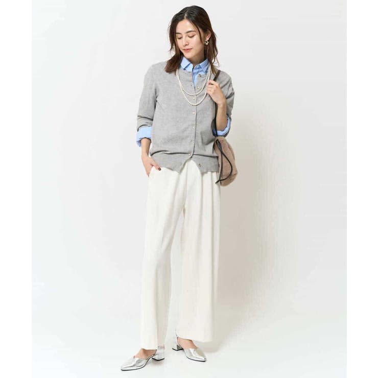 【洗える】クルーネックニットカーディガン/アンサンブル対応 | a.v.v【WOMEN】 | 詳細画像34 