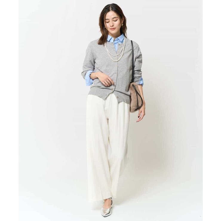 【洗える】クルーネックニットカーディガン/アンサンブル対応 | a.v.v【WOMEN】 | 詳細画像35 