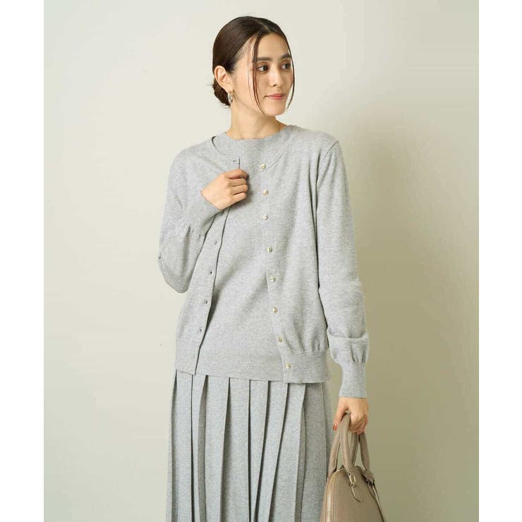 【洗える】クルーネックニットカーディガン/アンサンブル対応 | a.v.v【WOMEN】 | 詳細画像36 