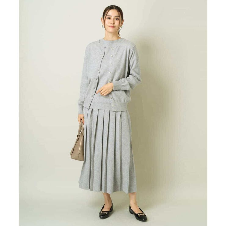 【洗える】クルーネックニットカーディガン/アンサンブル対応 | a.v.v【WOMEN】 | 詳細画像37 