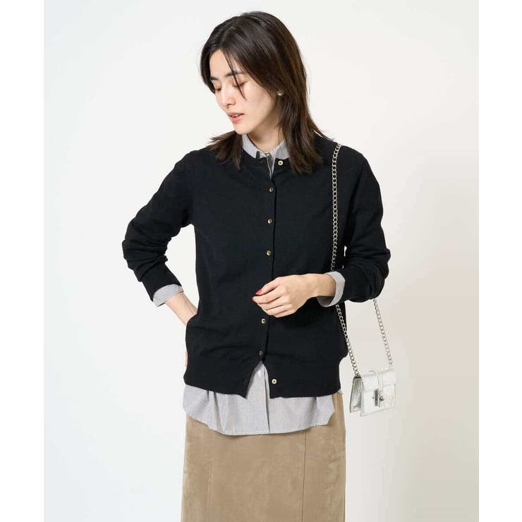 【洗える】クルーネックニットカーディガン/アンサンブル対応 | a.v.v【WOMEN】 | 詳細画像40 