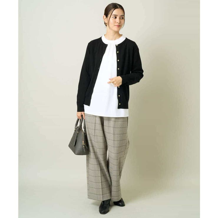 【洗える】クルーネックニットカーディガン/アンサンブル対応 | a.v.v【WOMEN】 | 詳細画像47 