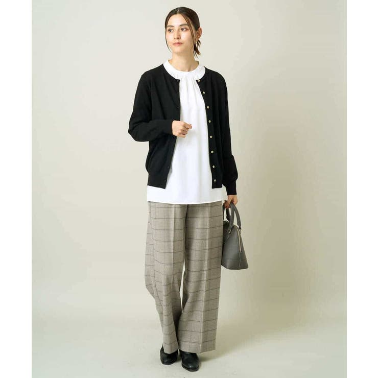 【洗える】クルーネックニットカーディガン/アンサンブル対応 | a.v.v【WOMEN】 | 詳細画像48 