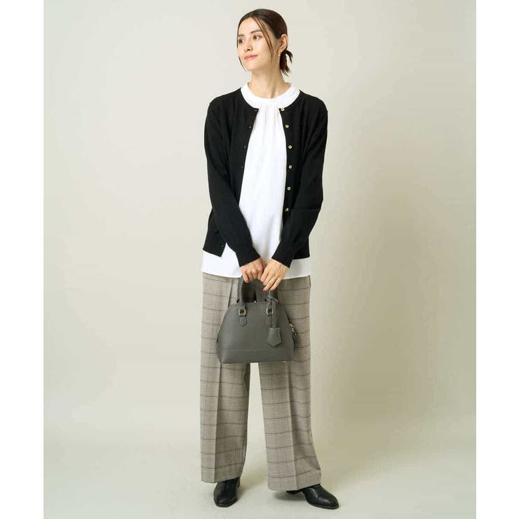 【洗える】クルーネックニットカーディガン/アンサンブル対応 | a.v.v【WOMEN】 | 詳細画像49 