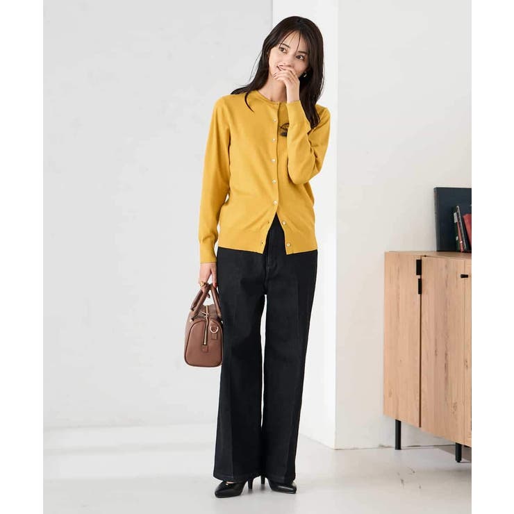 【洗える】クルーネック美ラクるカーディガン | a.v.v【WOMEN】 | 詳細画像16 