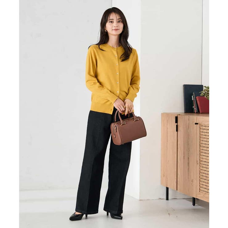 【洗える】クルーネック美ラクるカーディガン | a.v.v【WOMEN】 | 詳細画像17 