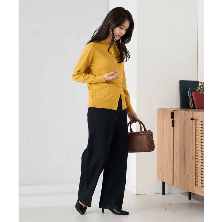 【洗える】クルーネック美ラクるカーディガン | a.v.v【WOMEN】 | 詳細画像18 