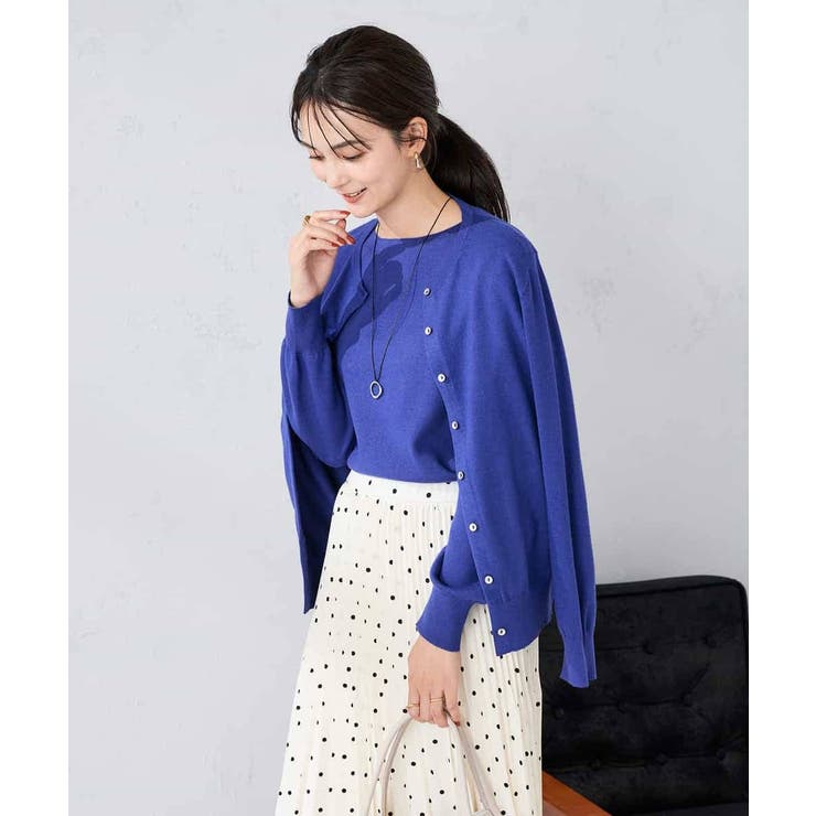 【洗える】クルーネック美ラクるカーディガン | a.v.v【WOMEN】 | 詳細画像19 