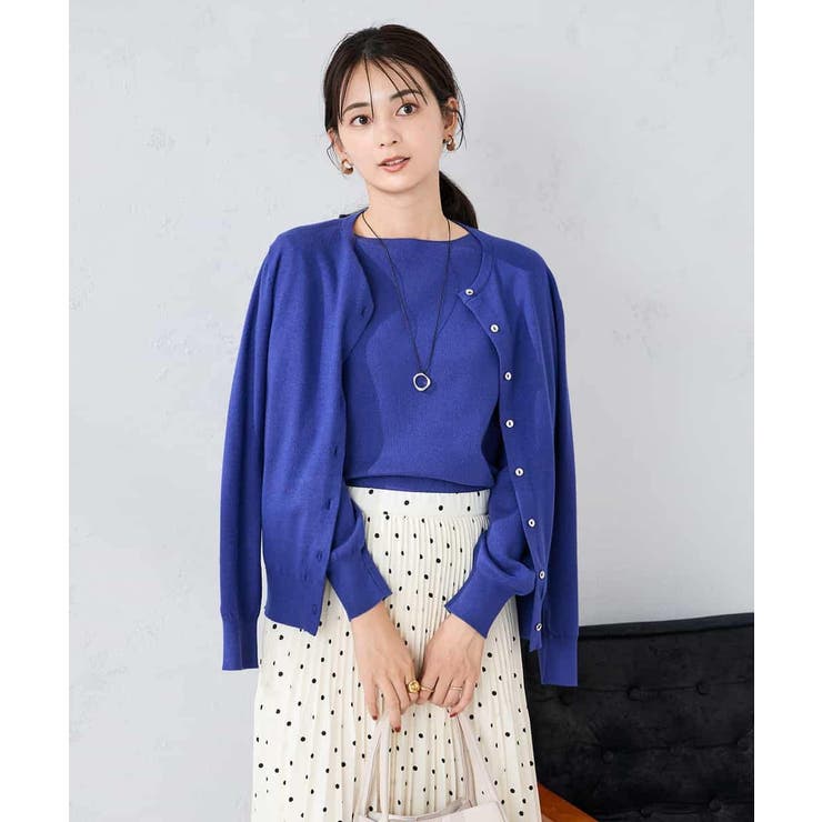 【洗える】クルーネック美ラクるカーディガン | a.v.v【WOMEN】 | 詳細画像20 