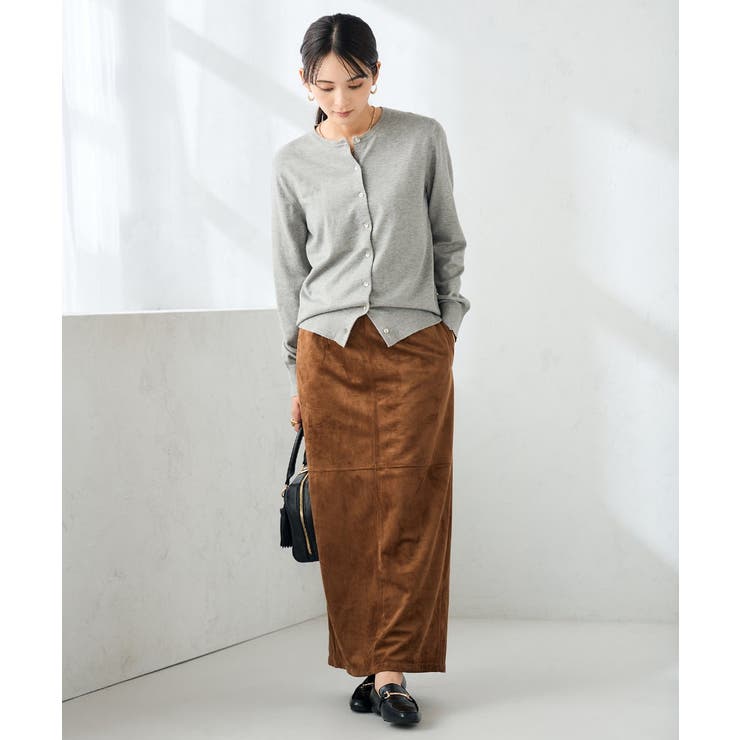 【洗える】クルーネック美ラクるカーディガン | a.v.v【WOMEN】 | 詳細画像29 