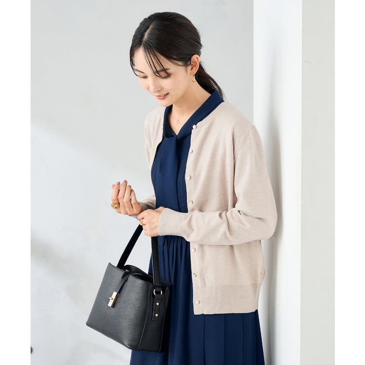 【洗える】クルーネック美ラクるカーディガン | a.v.v【WOMEN】 | 詳細画像36 