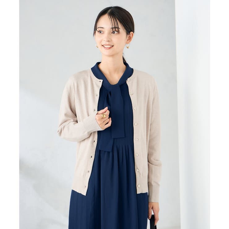 【洗える】クルーネック美ラクるカーディガン | a.v.v【WOMEN】 | 詳細画像37 