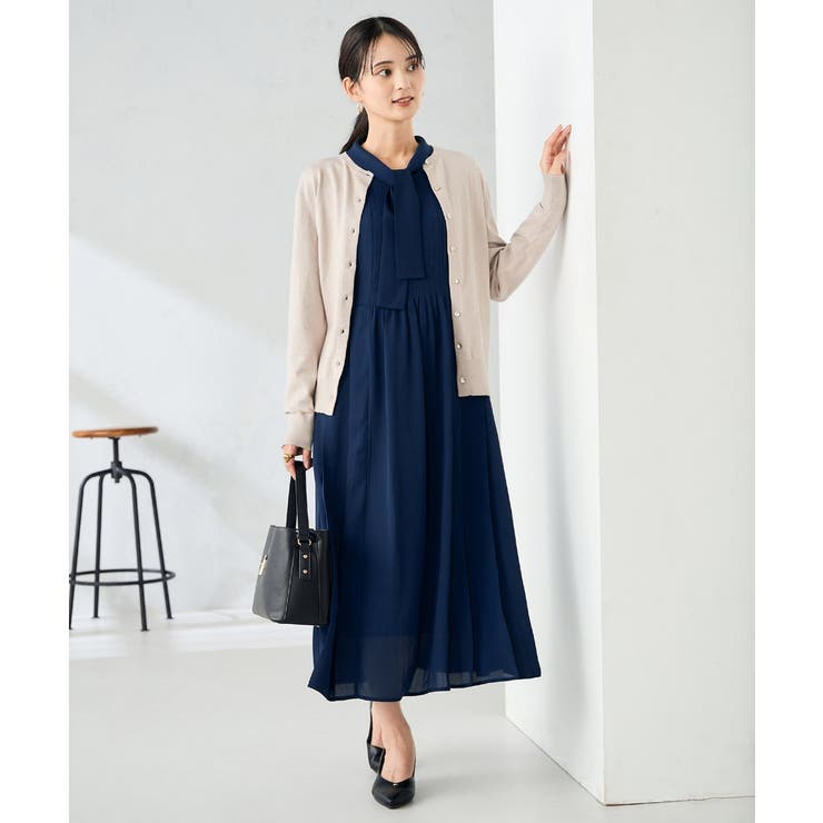 【洗える】クルーネック美ラクるカーディガン | a.v.v【WOMEN】 | 詳細画像40 