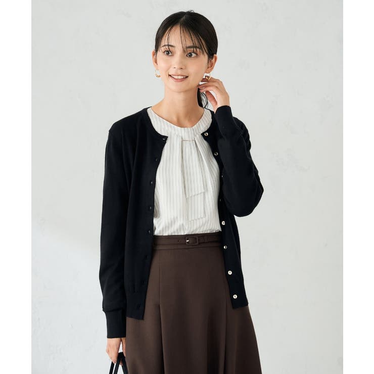 【洗える】クルーネック美ラクるカーディガン | a.v.v【WOMEN】 | 詳細画像41 