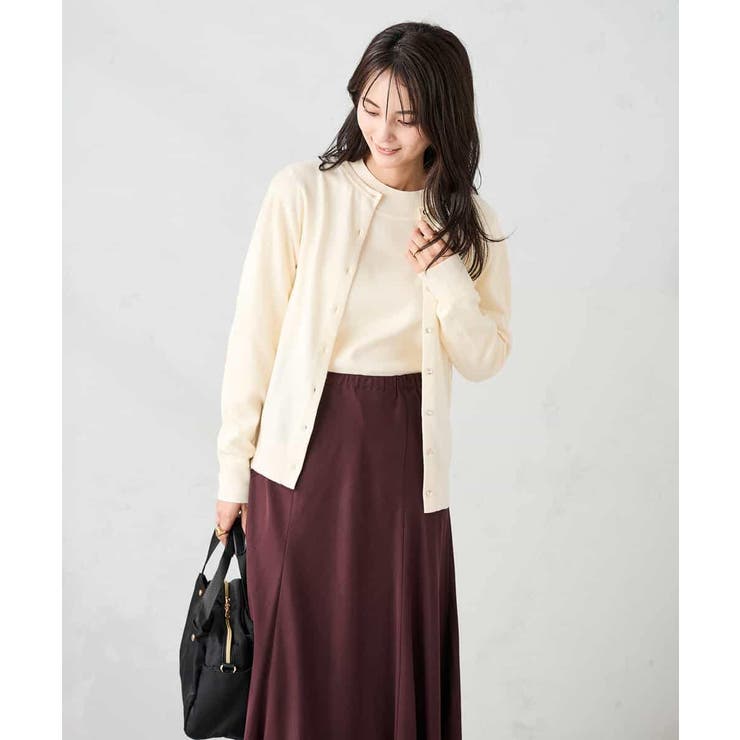 【洗える】クルーネック美ラクるカーディガン | a.v.v【WOMEN】 | 詳細画像47 