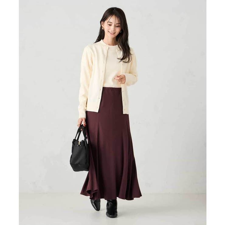 【洗える】クルーネック美ラクるカーディガン | a.v.v【WOMEN】 | 詳細画像49 