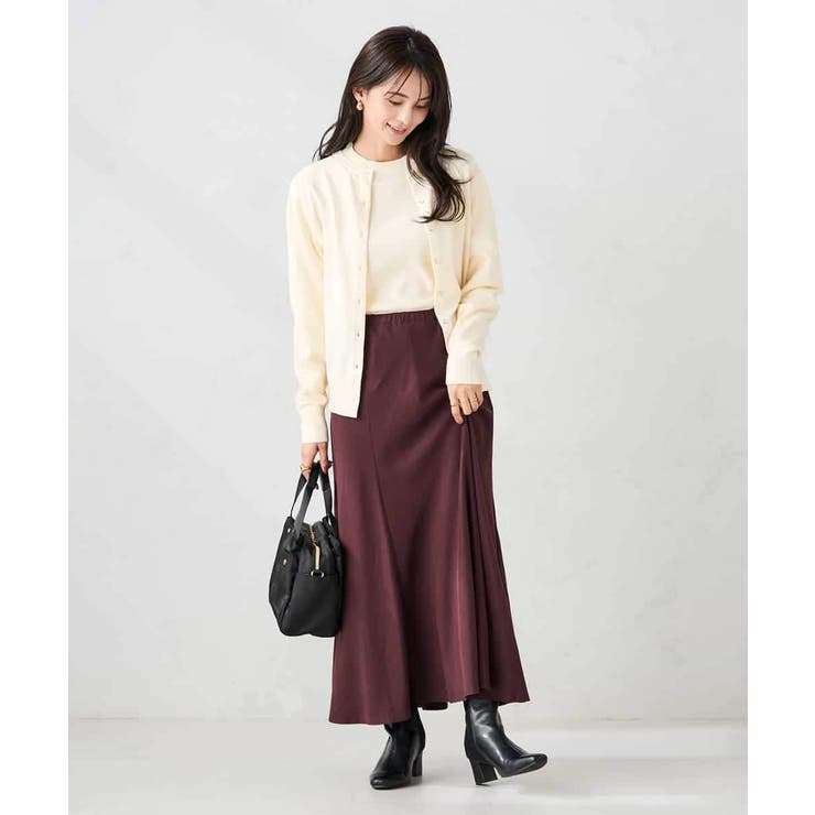 【洗える】クルーネック美ラクるカーディガン | a.v.v【WOMEN】 | 詳細画像53 