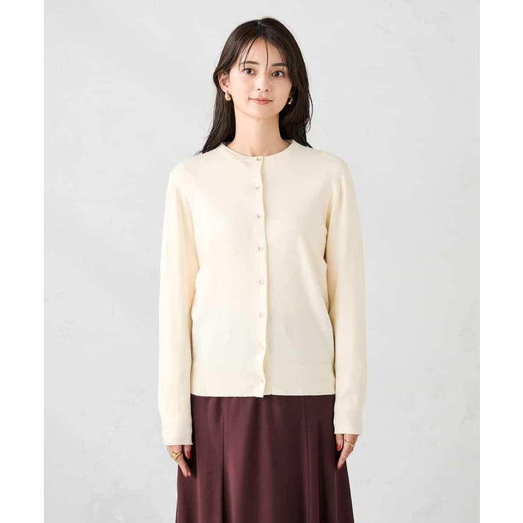 【洗える】クルーネック美ラクるカーディガン | a.v.v【WOMEN】 | 詳細画像54 