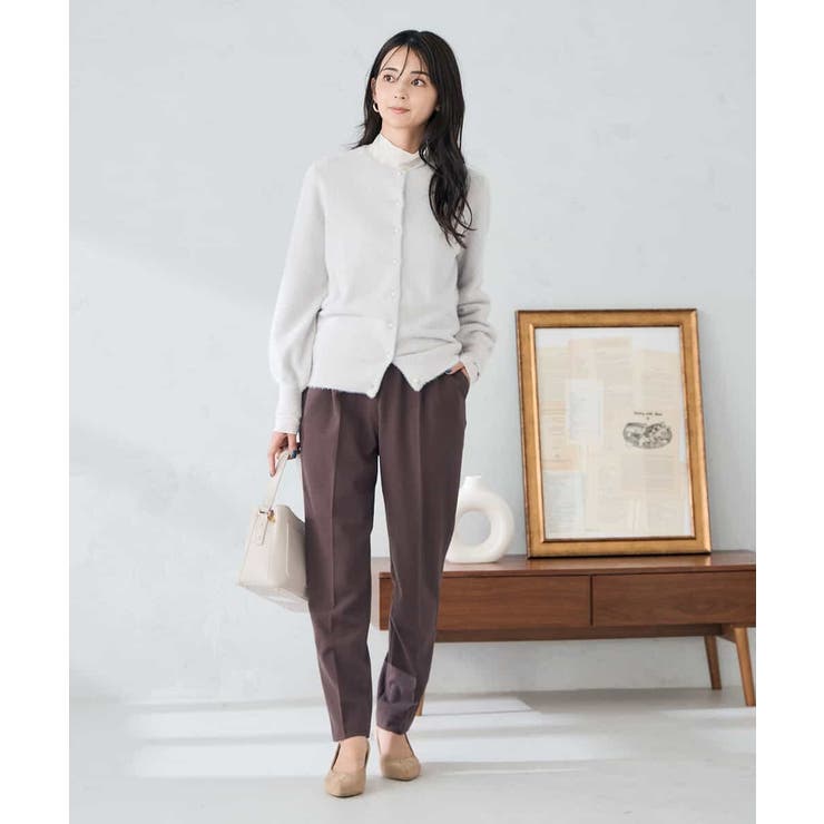 ヘアリーラメクルーネックカーディガン | a.v.v【WOMEN】 | 詳細画像26 