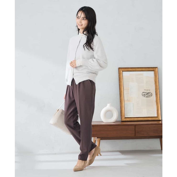 ヘアリーラメクルーネックカーディガン | a.v.v【WOMEN】 | 詳細画像28 