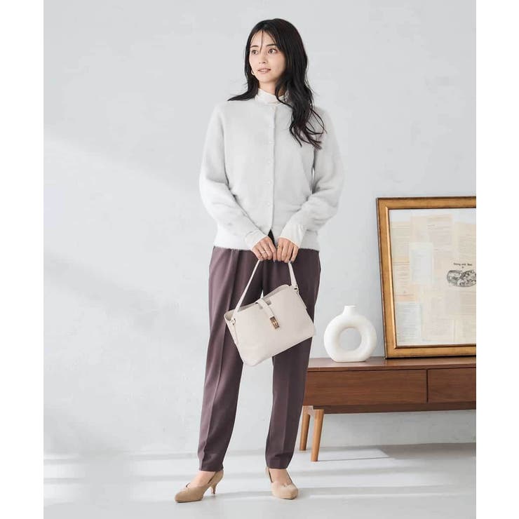 ヘアリーラメクルーネックカーディガン | a.v.v【WOMEN】 | 詳細画像29 