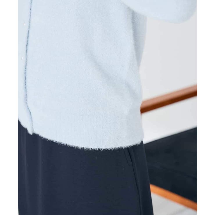 ヘアリーラメクルーネックカーディガン | a.v.v【WOMEN】 | 詳細画像34 