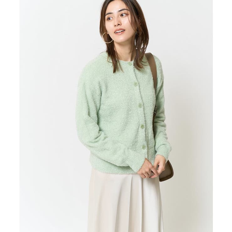 2WAY ラメフェザーカーディガン | a.v.v【WOMEN】 | 詳細画像1 