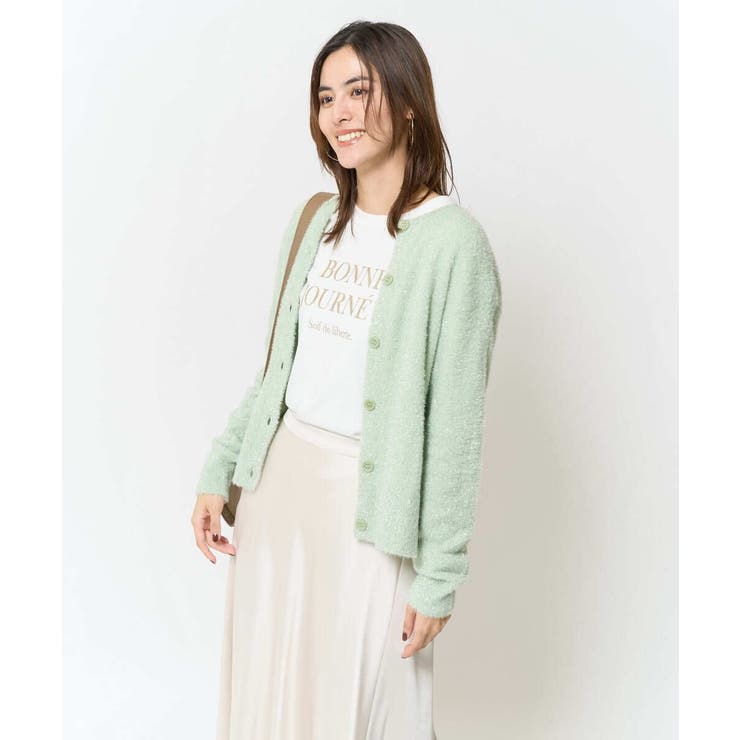 2WAY ラメフェザーカーディガン | a.v.v【WOMEN】 | 詳細画像2 