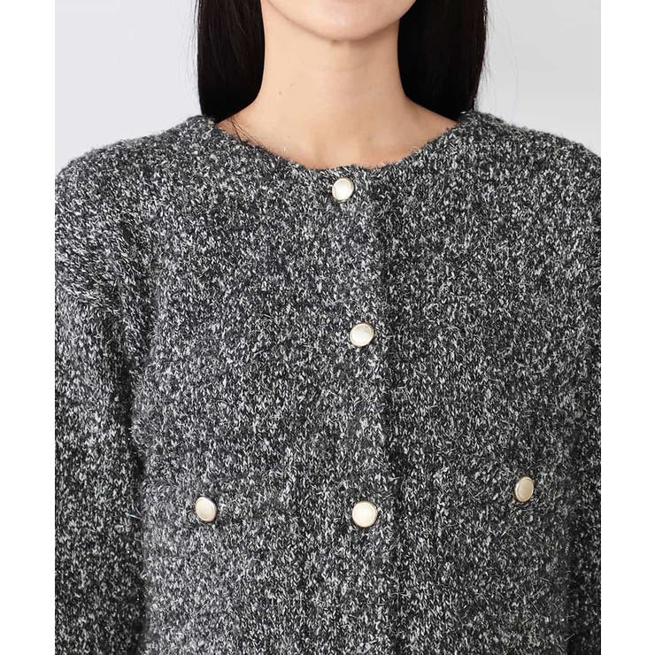 ツイードニットジャケット | a.v.v【WOMEN】 | 詳細画像10 