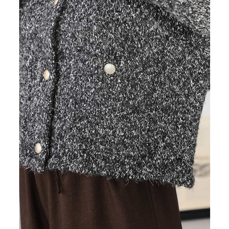 ツイードニットジャケット | a.v.v【WOMEN】 | 詳細画像12 