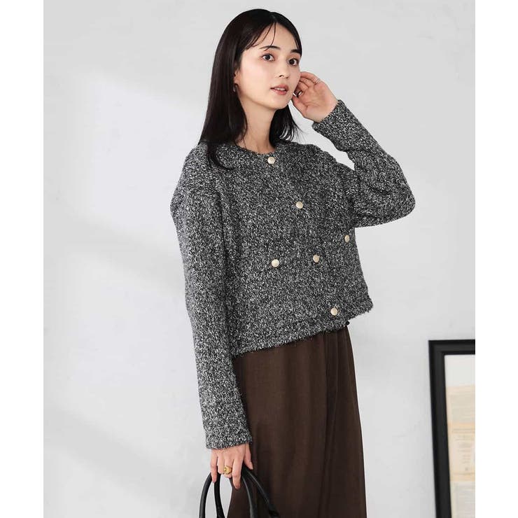 ツイードニットジャケット | a.v.v【WOMEN】 | 詳細画像2 