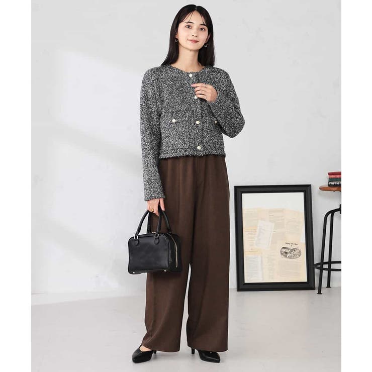 ツイードニットジャケット | a.v.v【WOMEN】 | 詳細画像4 