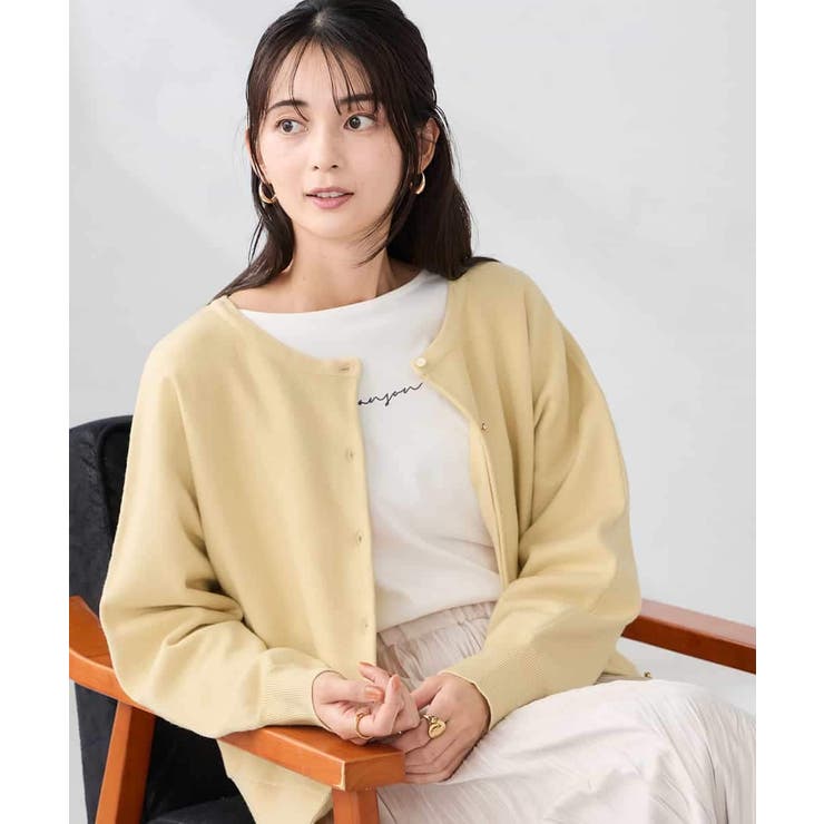 【2WAY】クルーネッククロップドカーディガン | a.v.v【WOMEN】 | 詳細画像17 