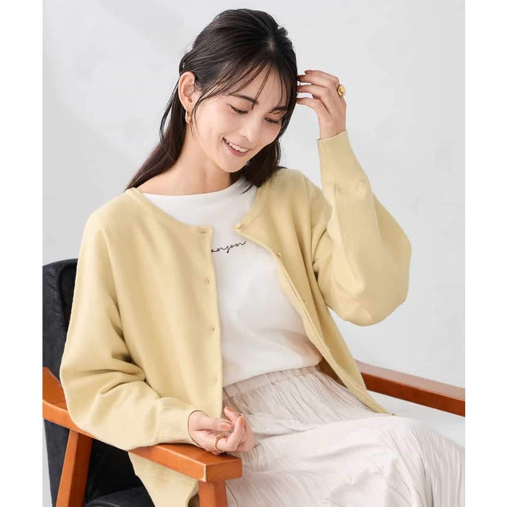 【2WAY】クルーネッククロップドカーディガン | a.v.v【WOMEN】 | 詳細画像18 