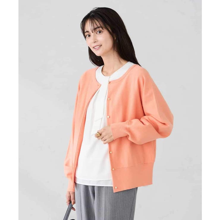 【2WAY】クルーネッククロップドカーディガン | a.v.v【WOMEN】 | 詳細画像2 