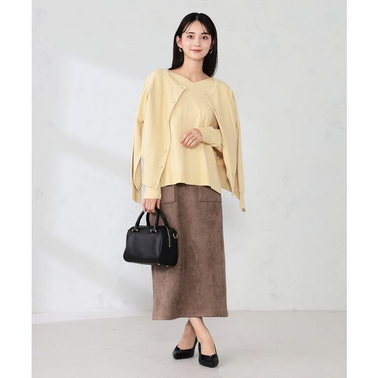 【2WAY】クルーネッククロップドカーディガン | a.v.v【WOMEN】 | 詳細画像26 