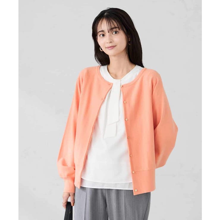 【2WAY】クルーネッククロップドカーディガン | a.v.v【WOMEN】 | 詳細画像3 