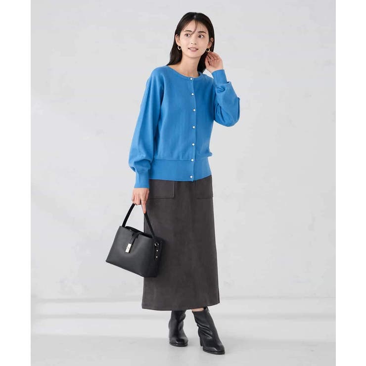 【2WAY】クルーネッククロップドカーディガン | a.v.v【WOMEN】 | 詳細画像32 