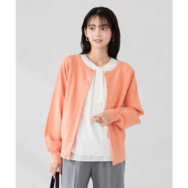 【2WAY】クルーネッククロップドカーディガン | a.v.v【WOMEN】 | 詳細画像4 